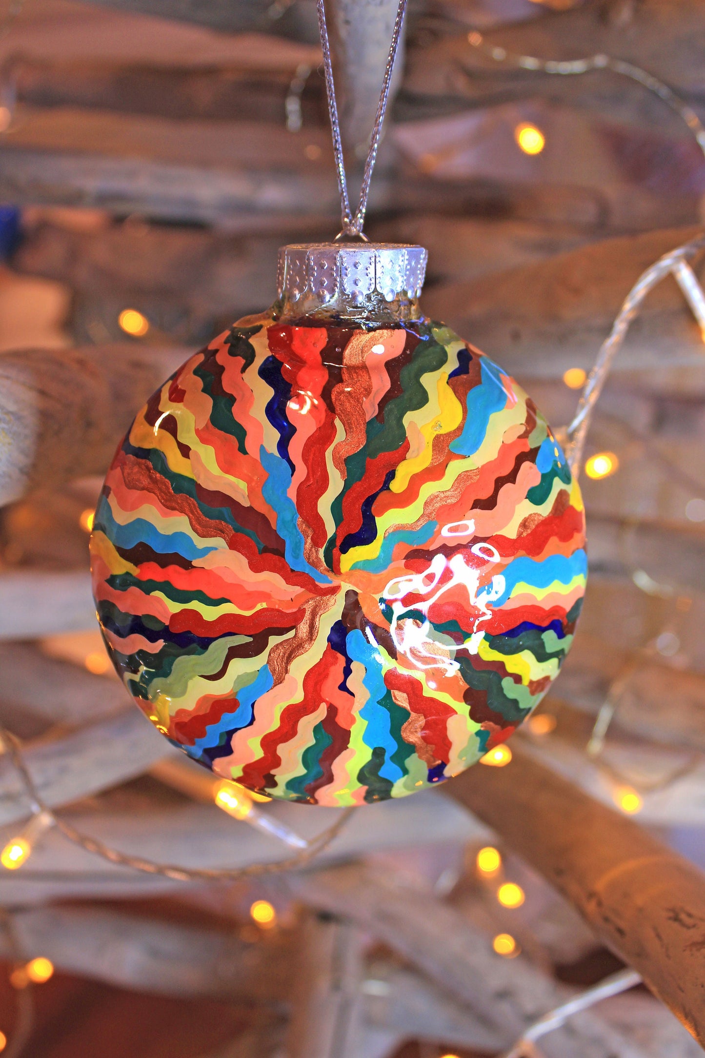 Handmade Christmas Baubles by Tanbelia