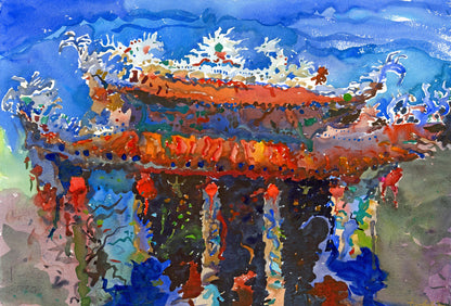 Tam Thai Pagoda in Da Nang in Vietnam by Tanbelia