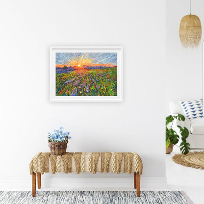 Yorkshire Dales National Park Watercolor Original Painting by Tanbelia