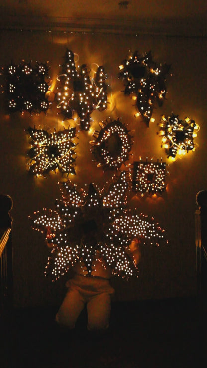 The way to life - Copper Extra Large Wall Sculpture with Light