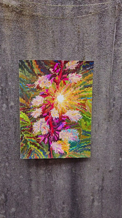Salvia Divinorum Watercolor Painting by Tanbelia