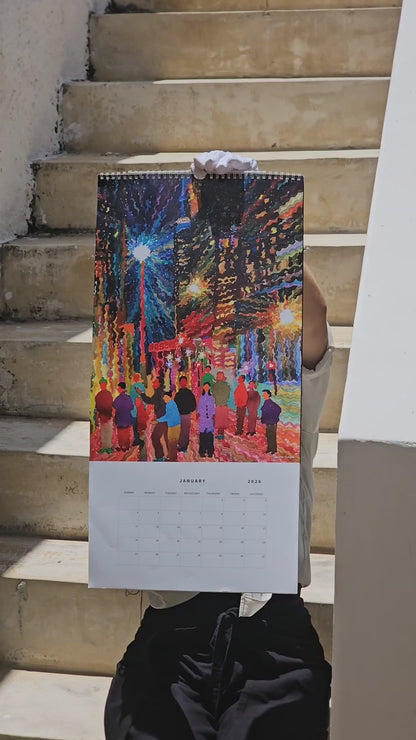 Calendar 2026 with National Parks and Urban Landscapes by Tanbelia