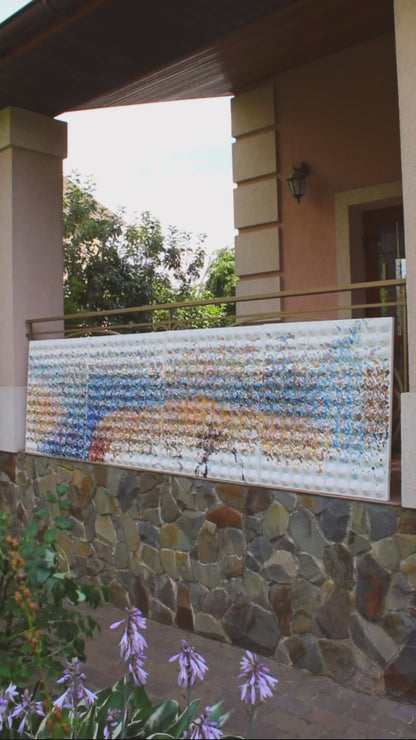 Extra Large Textured Acrylic Painting by Tanbelia