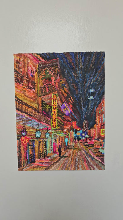 New Orleans Watercolor Painting by Tanbelia