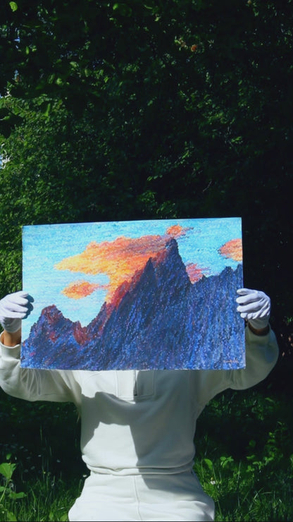 Grand Teton National Park Watercolor Painting by Tanbelia