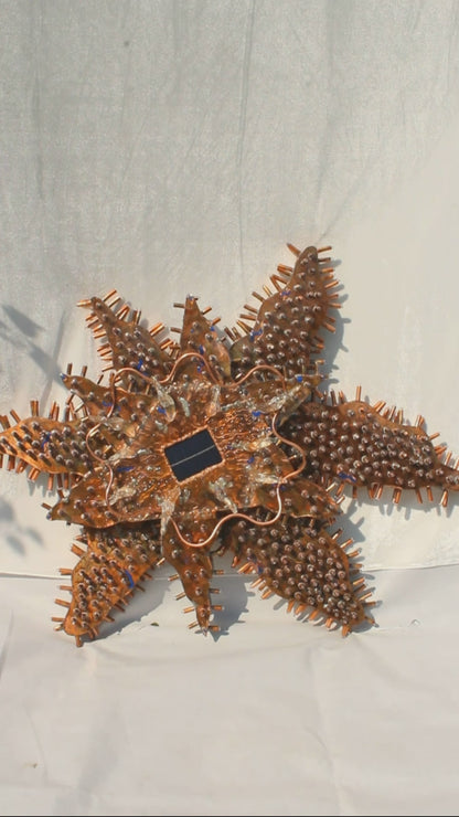 The way to life - Copper Extra Large Wall Sculpture with Light