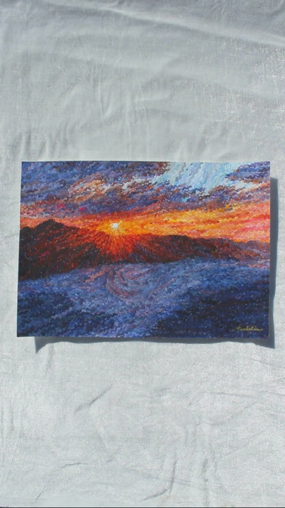 Death Valley National Park Watercolor Painting by Tanbelia