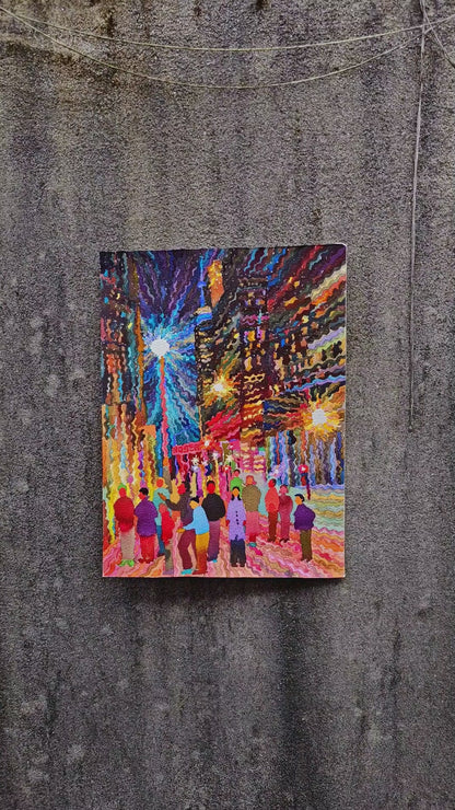 Toronto Watercolor Painting by Tanbelia
