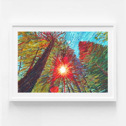 Sequoia National Park Watercolor Print