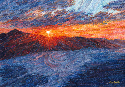 Death Valley National Park Watercolor Painting by Tanbelia