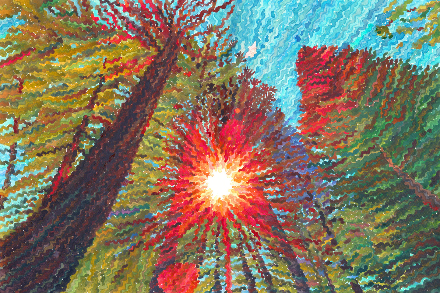 Sequoia National Park Watercolor Print