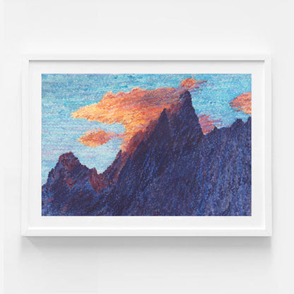 Grand Teton National Park Watercolor Painting by Tanbelia