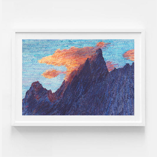 Grand Teton National Park Watercolor Painting by Tanbelia